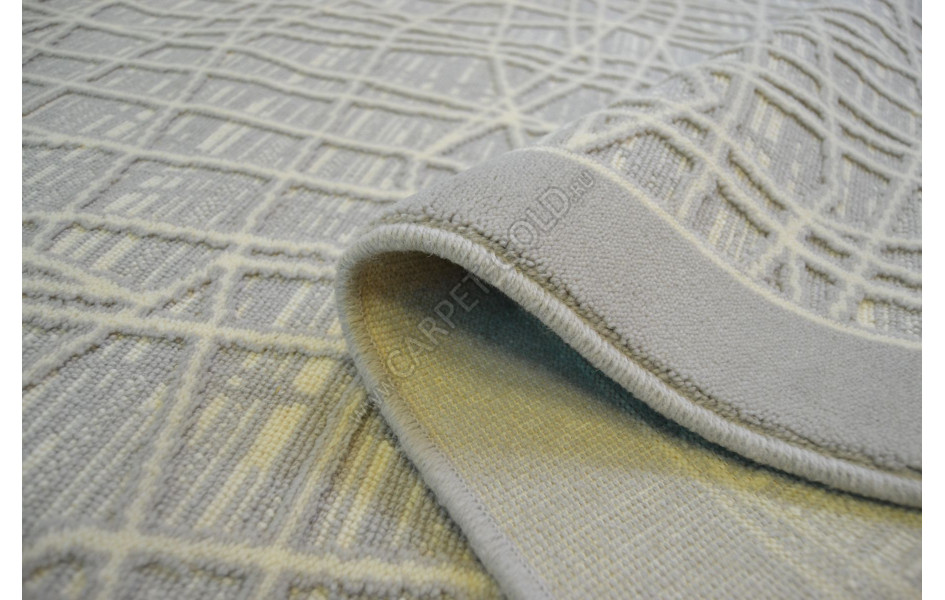 Польский шерстяной ковер Agnella Galaxy Avior grey