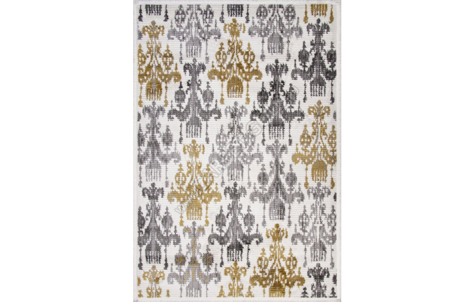 Ковер A948AW - P.WHITE / L.GREY - Прямоугольник - коллекция JOLI