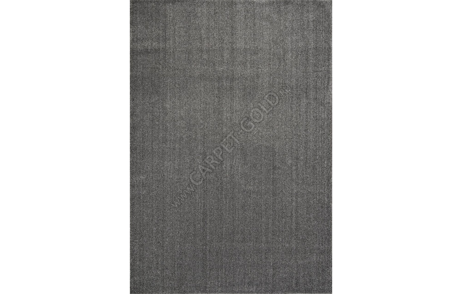 Серый однотонный ковер T600 - GRAY - Прямоугольник - коллекция SOFIA