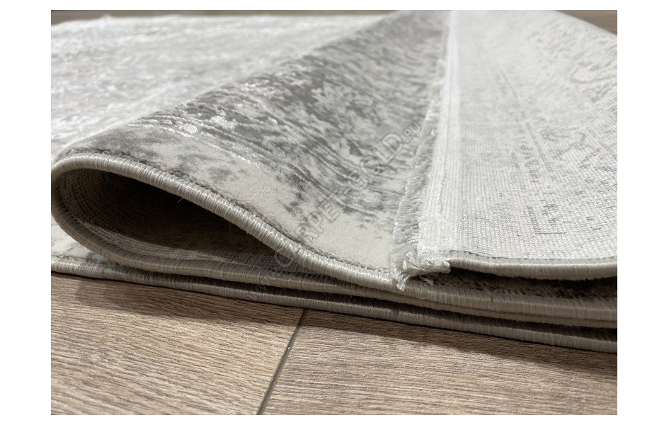 Ковер турецкий 1201 GRI LUXURY DOKU бамбуковый шелк