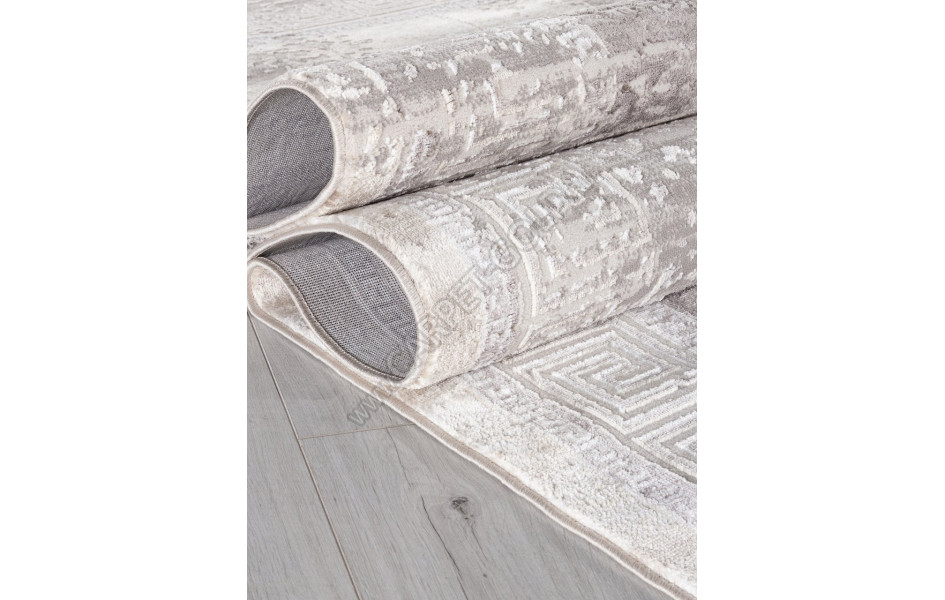 Ковер P0411 - L.GRAY / PLY A.GRI COKME - Прямоугольник - коллекция LUCCI