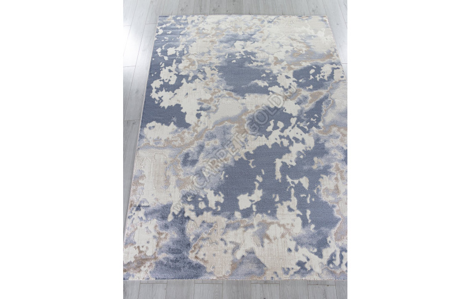 Ковер O1125 - 730 BEIGE / BLUE - Прямоугольник - коллекция SAMIRA