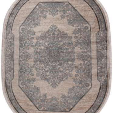 Ковер Avon 36972X OVAL L.BEIGE / BLUE