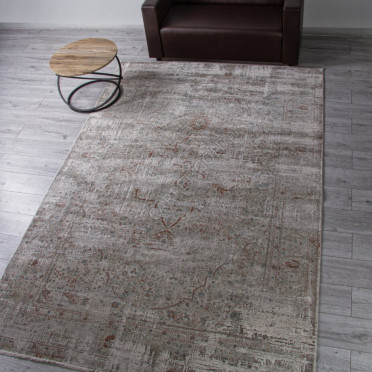 Ковер B860G2 - CREAM / L.GREY - Прямоугольник - коллекция ROYAL