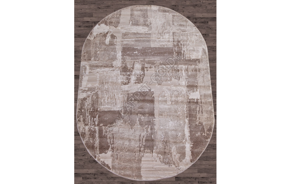 Ковер 03710A - BROWN / BROWN - Овал ARMINA