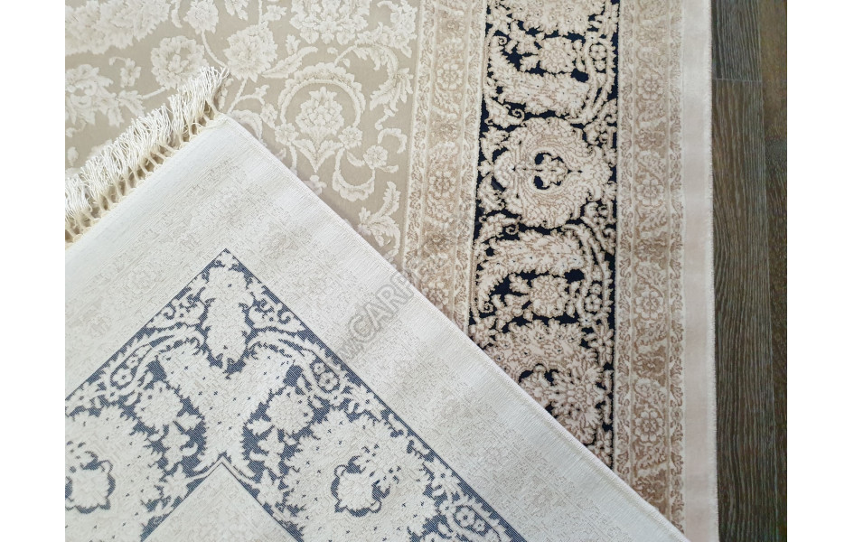 Турецкий ковер SHIMAL 9070D B.CREAM- B.BLUE