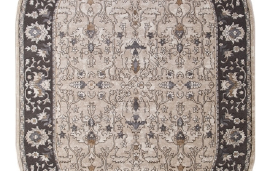 Ковер российский D741 BEIGE овальный - коллекция SERENITY