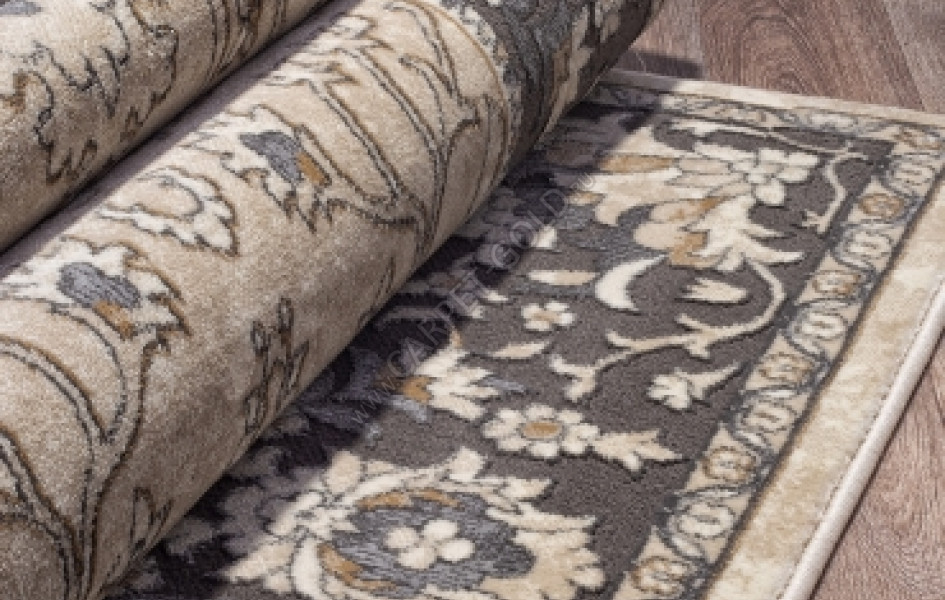 Ковер российский D741 BEIGE овальный - коллекция SERENITY