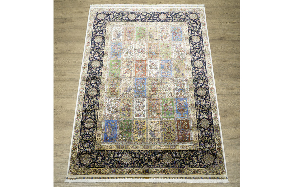 КОВРЫ ДИЗАЙН 2017N ЦВЕТ CREAM / NAVY