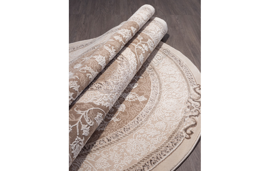 Ковер 03874B - BROWN / BROWN - Овал ARMINA