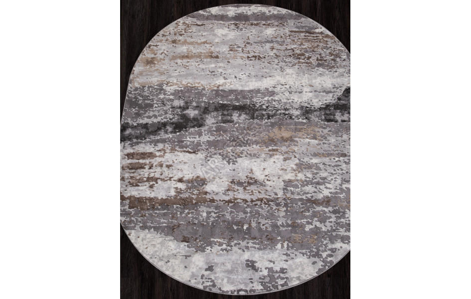Ковер 2788 - GRAY-BEIGE - Овал - коллекция GRAFF