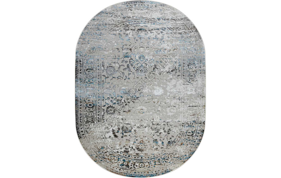 37905C OVAL BLUE FLS / BEIGE FLS Roma