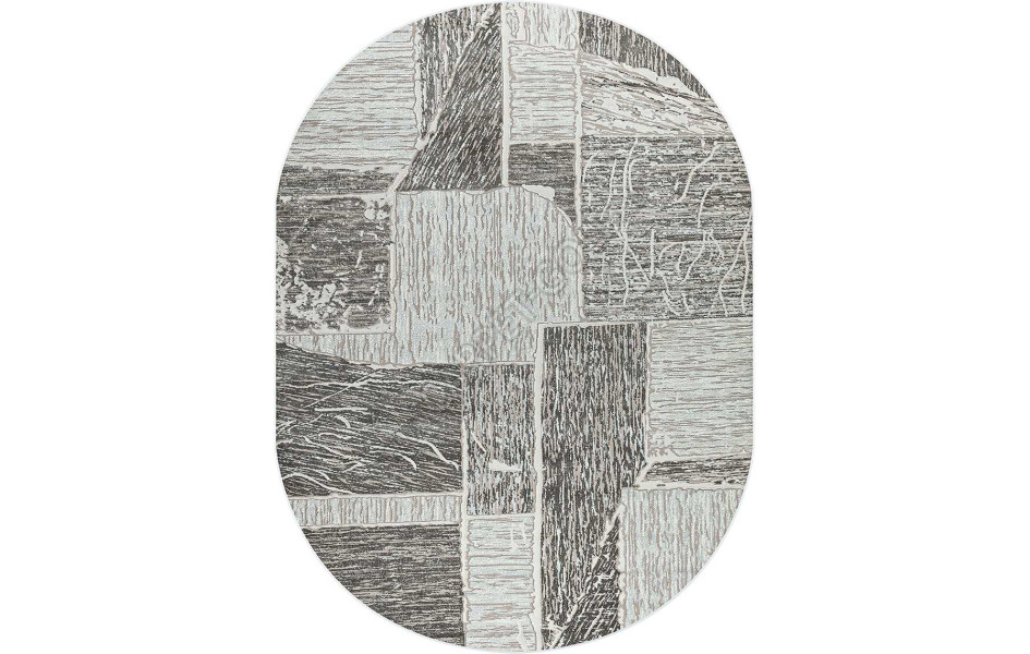 37642B OVAL L.GREY / GREY