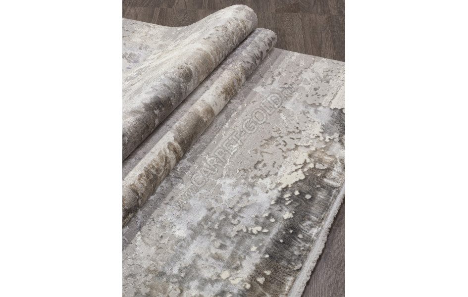 Ковер 06047B - GREY FDY / GREY HB - Прямоугольник - коллекция ASADU