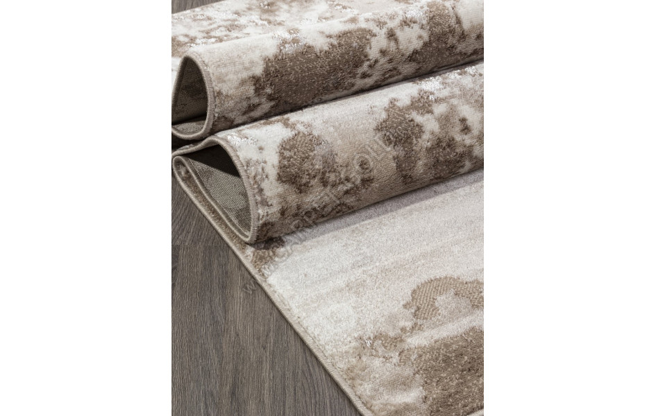 Ковер в стиле модерн F177 - BEIGE - Прямоугольник - коллекция ALABAMA