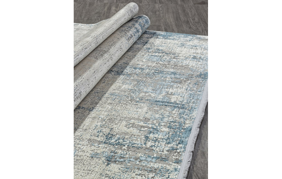 Ковер A100AA - GREY / BLUE - Прямоугольник - коллекция EMPEROS