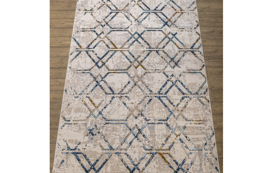 КОВРЫ ДИЗАЙН NJ76A ЦВЕТ BLUE Rich