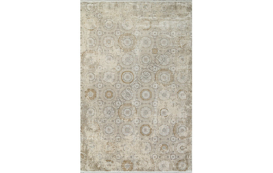 Ковер Y5149Q - L.BEIGE / YELLOW - Прямоугольник - коллекция EMPEROS OLIMPOS