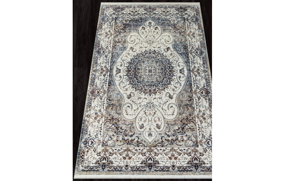 Ковер 00641D - D.BLUE FDY / BEIGE FDY - Прямоугольник - коллекция ASADU