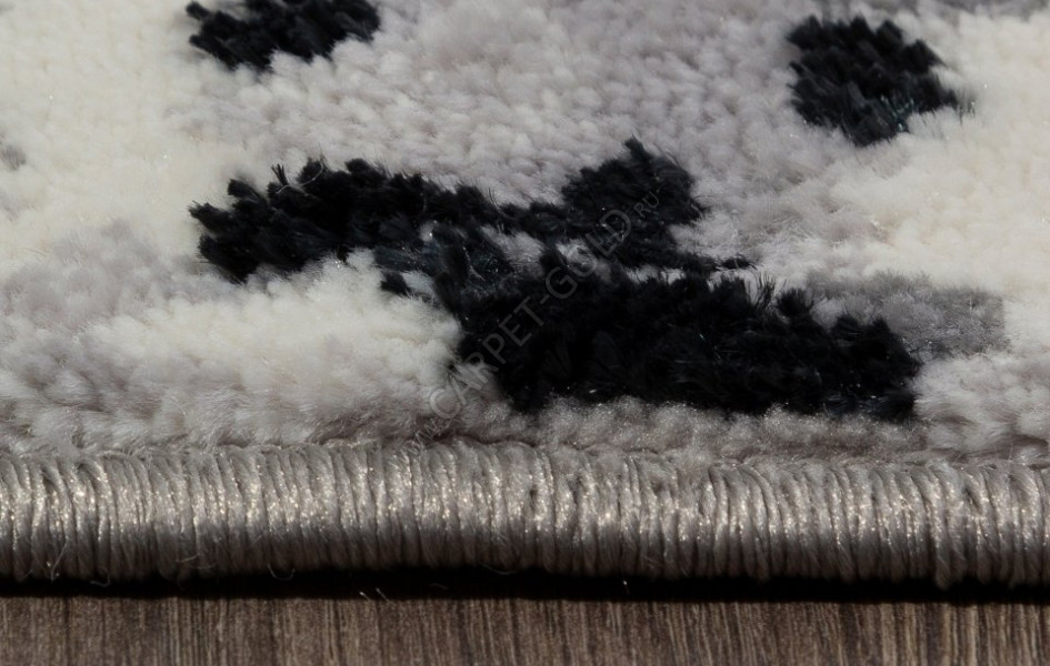 Ковер F284 - DARK GRAY - Овал - коллекция PALERMO