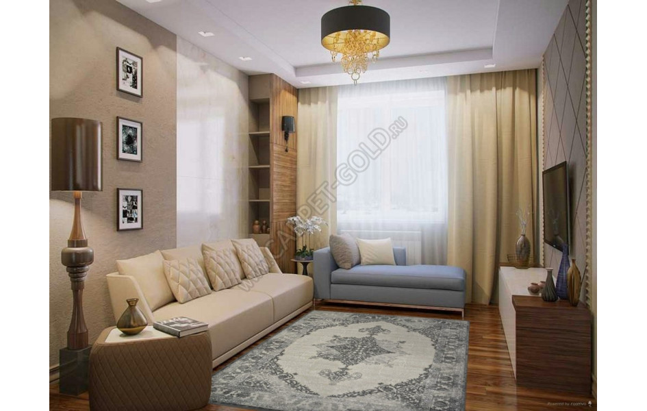 Ковер F265 - BLUE - Прямоугольник - коллекция CUBA