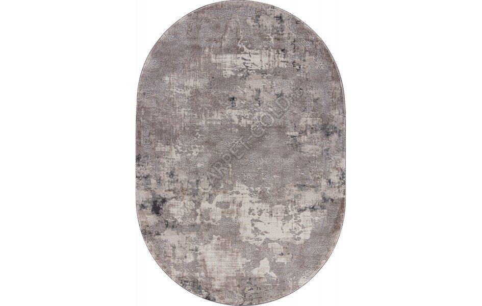 Ковер O2116 - 995 GREY / GREY - Овал - коллекция BRAND